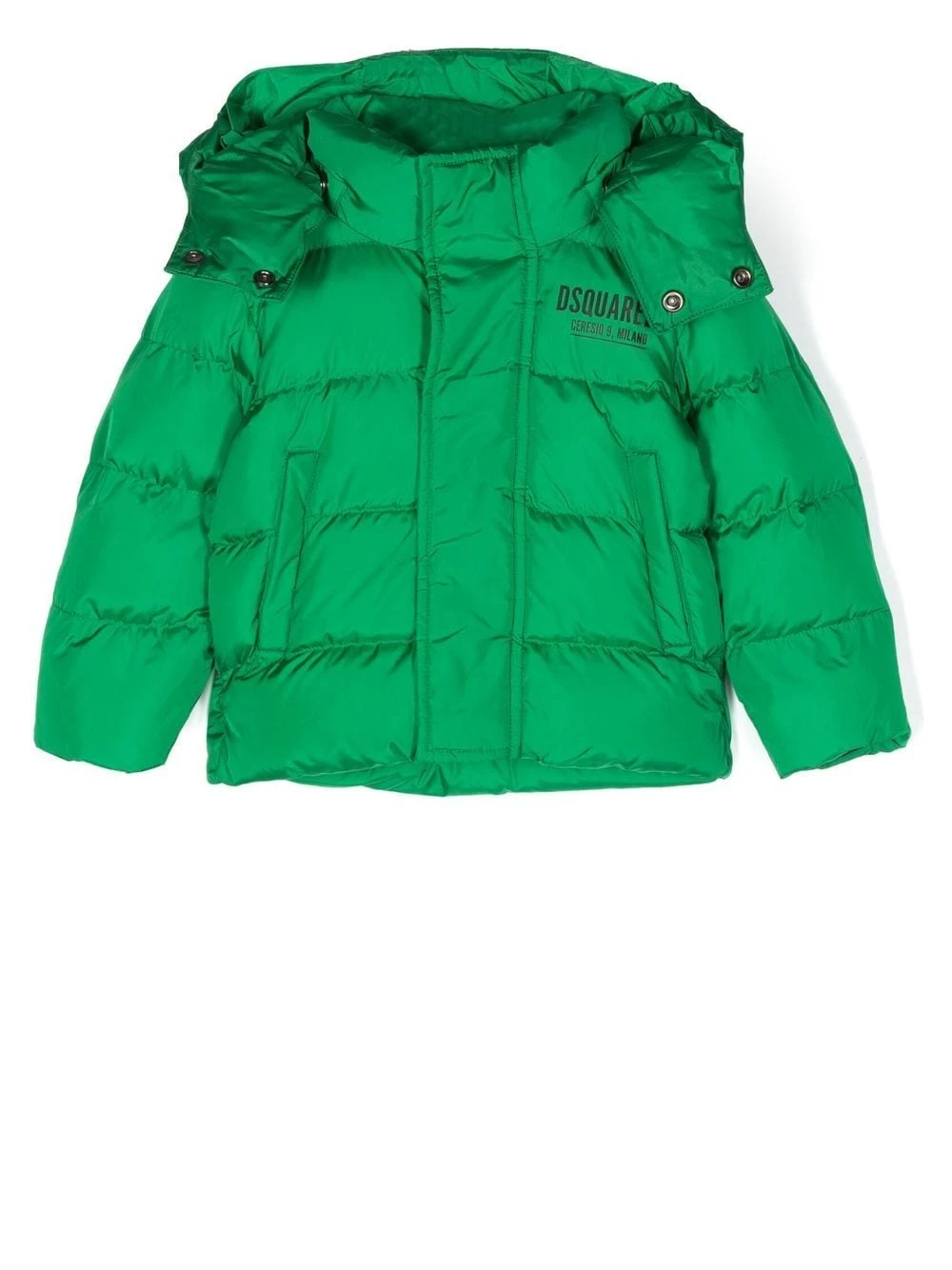 Børn Dsquared2 Kids Dynejakke Med Logotryk Og Hætte 1 Børn Dsquared2 Kids Dynejakke Med Logotryk Og Hætte