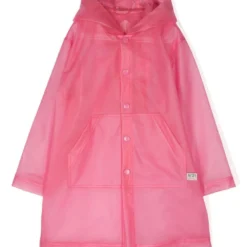 Børn Nº21 Kids Regnfrakke Med Hætte Og Logotryk