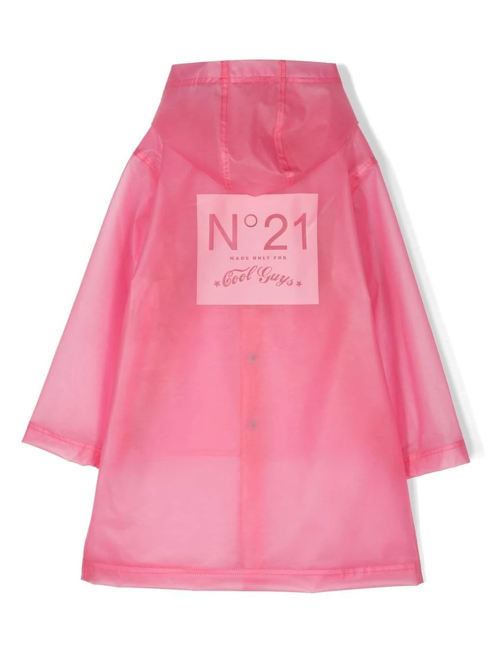 Børn Nº21 Kids Regnfrakke Med Hætte Og Logotryk 2 Børn Nº21 Kids Regnfrakke Med Hætte Og Logotryk - Image 2