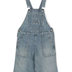 Børn Marni Kids Overalls I Denim Med Logomærke