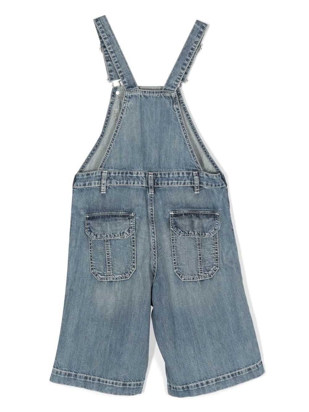 Børn Marni Kids Overalls I Denim Med Logomærke 2 Børn Marni Kids Overalls I Denim Med Logomærke - Image 2