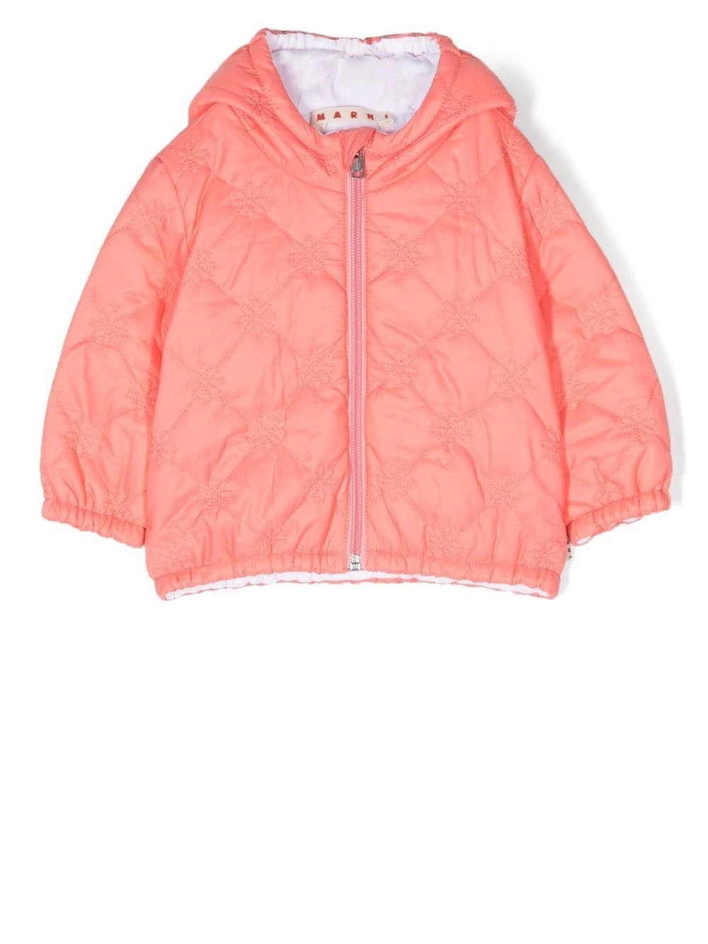 Børn Marni Kids Jakke Med Blomsterbroderi 1 Børn Marni Kids Jakke Med Blomsterbroderi