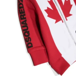 Børn Dsquared2 Kids Bomberjakke Med Flagtryk Og Lynlås 5 Børn Dsquared2 Kids Bomberjakke Med Flagtryk Og Lynlås -Stella shop 19134645 44171873 1000