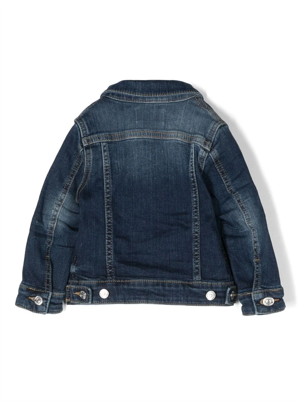 Børn Dsquared2 Kids Enkeltradet Denimjakke 2 Børn Dsquared2 Kids Enkeltradet Denimjakke - Image 2