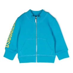 Børn Dsquared2 Kids Bomberjakke Med Logotryk Og Lynlås