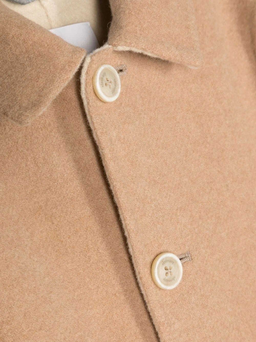 Børn Eleventy Kids Enkeltradet Frakke Med Børstet Effekt 3 Børn Eleventy Kids Enkeltradet Frakke Med Børstet Effekt - Image 3