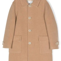 Børn Eleventy Kids Enkeltradet Frakke Med Børstet Effekt