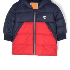 Børn Timberland Kids Tofarvet Dynejakke Med Hætte