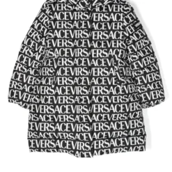 Børn Versace Kids Frakke Med Hætte Og Logotryk