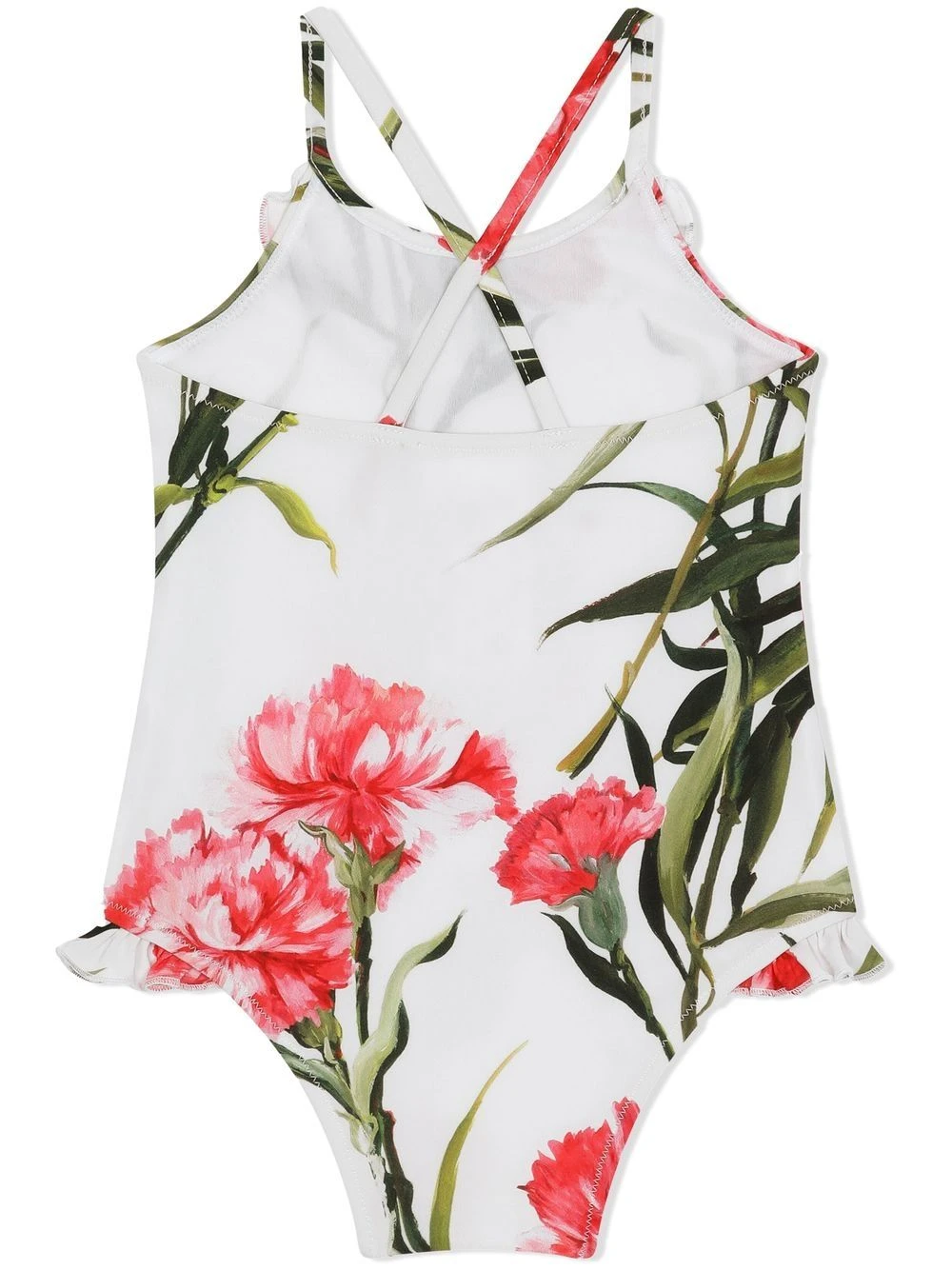 Børn Dolce & Gabbana Kids Badedragt Med Blomstertryk 2 Børn Dolce & Gabbana Kids Badedragt Med Blomstertryk - Image 2