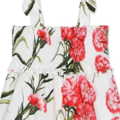Børn Dolce & Gabbana Kids ærmeløs Playsuit Med Blomstertryk -Stella shop 19176188 42751074 1000