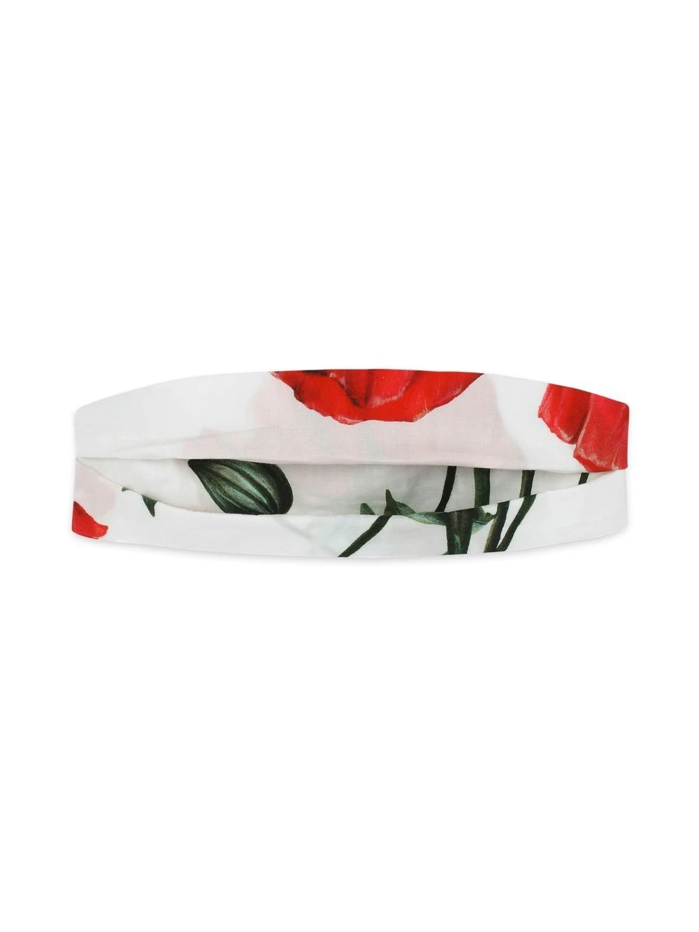Børn Dolce & Gabbana Kids Poppy-print Cotton Headband 1 Børn Dolce & Gabbana Kids Poppy-print Cotton Headband
