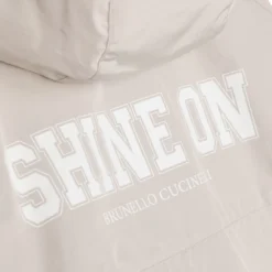 Børn Brunello Cucinelli Kids Jakke Med Hætte Og Logotryk -Stella shop 19245163 50162227 1000