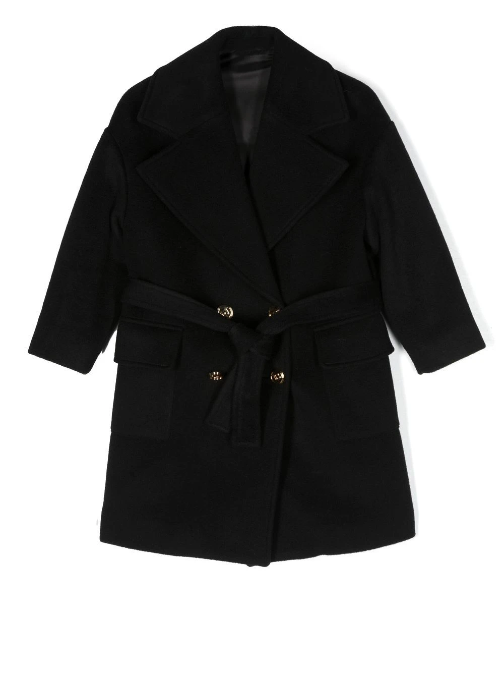 Børn Balmain Kids Dobbeltradet Frakke 1 Børn Balmain Kids Dobbeltradet Frakke