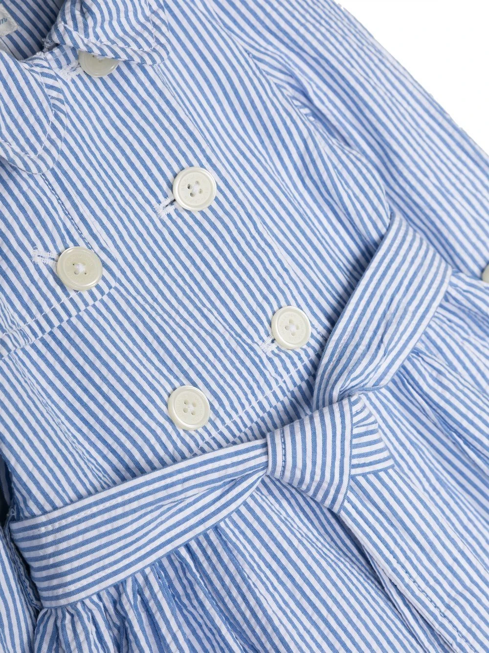 Børn Ralph Lauren Kids Trenchcoat Med Striber Og Bælte 3 Børn Ralph Lauren Kids Trenchcoat Med Striber Og Bælte - Image 3