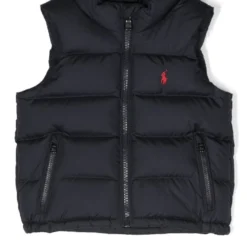 Børn Ralph Lauren Kids Polstret Vest Med Logobroderi