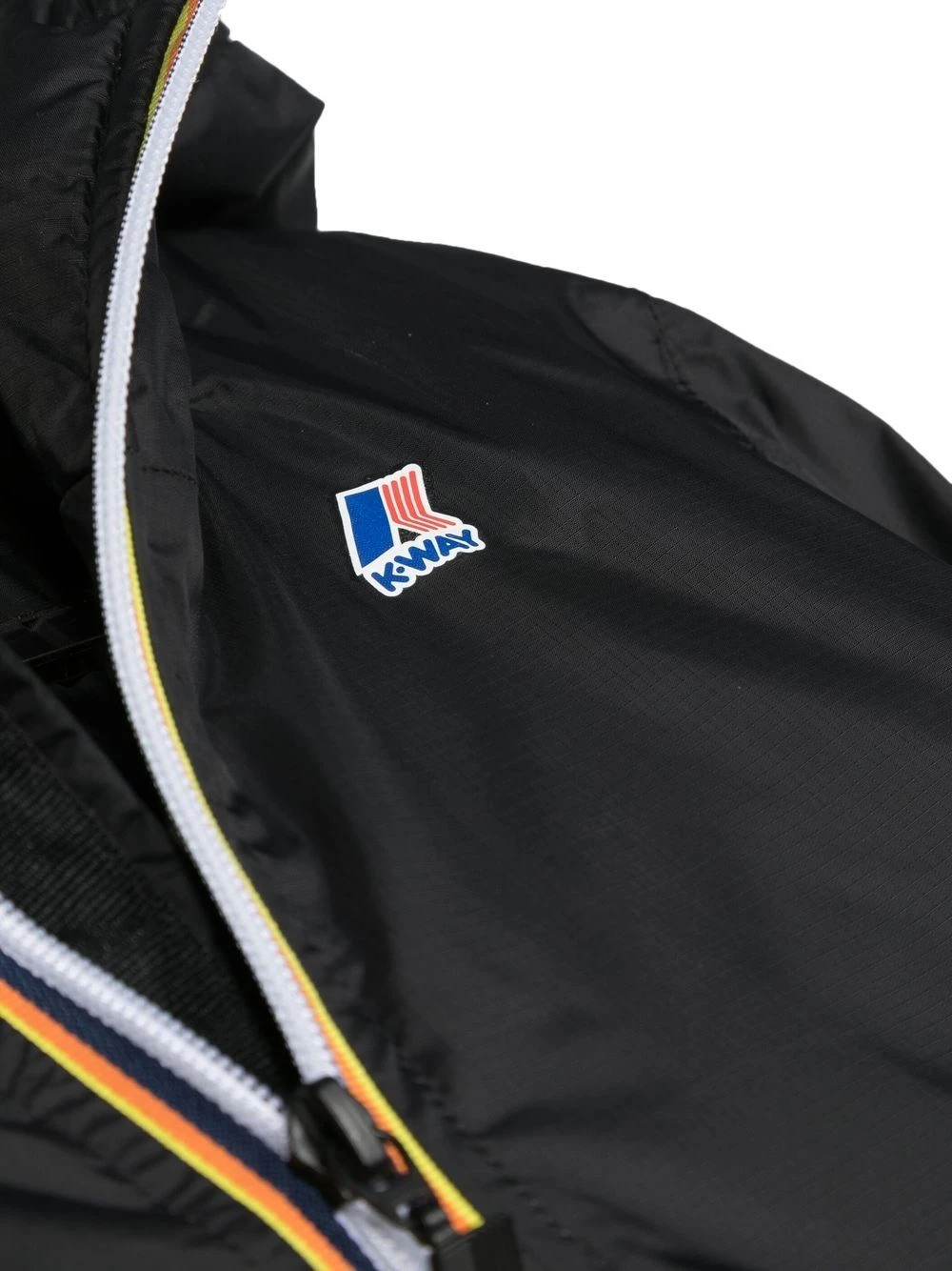 Børn K Way Kids Frakke Med Hætte Og Eiffel-logomærke 3 Børn K Way Kids Frakke Med Hætte Og Eiffel-logomærke - Image 3