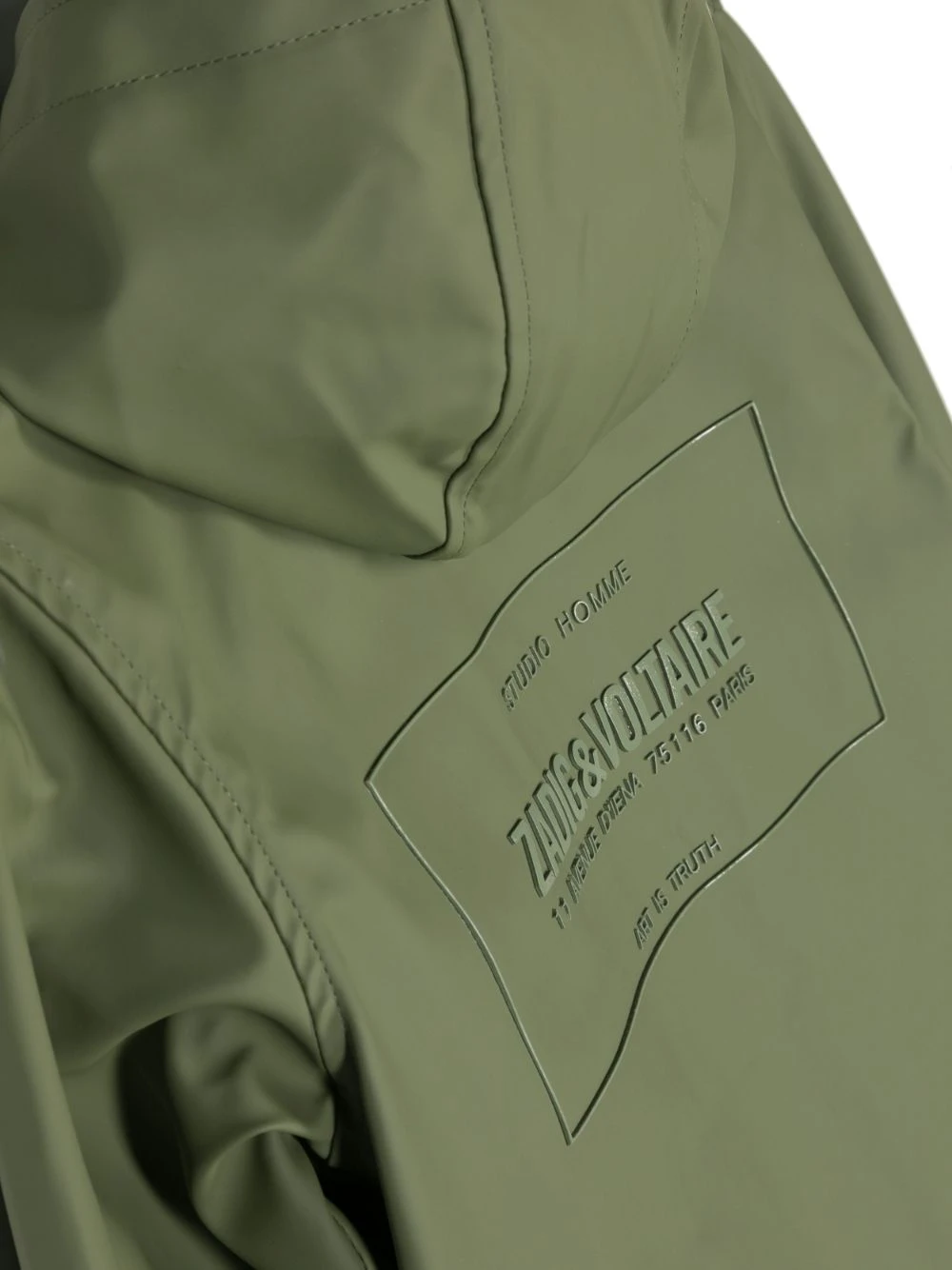 Børn Zadig & Voltaire Kids Regnfrakke Med Broderet Logo 3 Børn Zadig & Voltaire Kids Regnfrakke Med Broderet Logo - Image 3