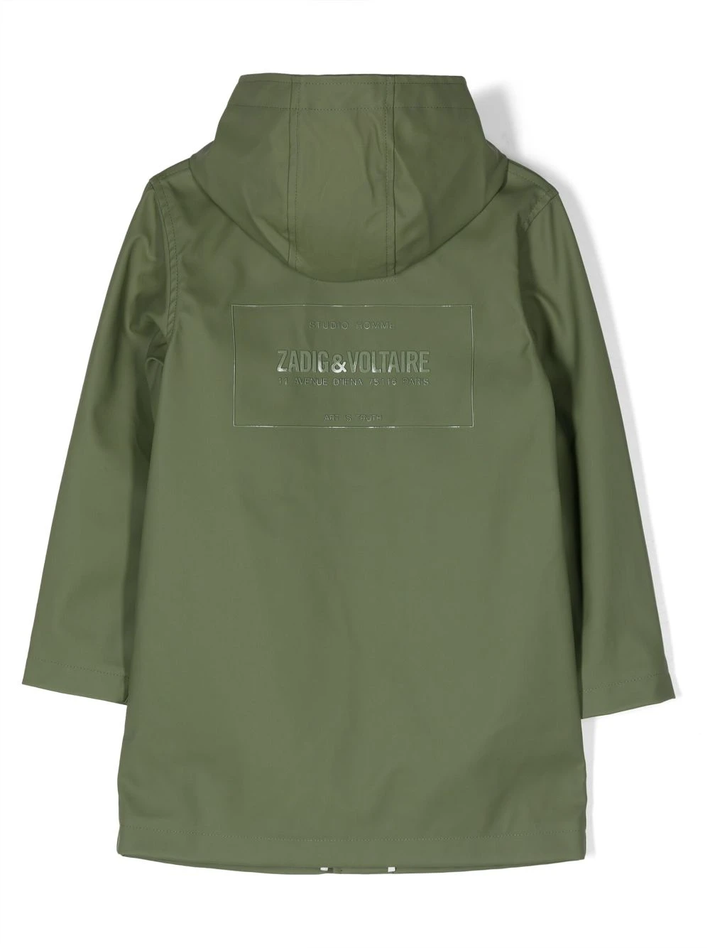 Børn Zadig & Voltaire Kids Regnfrakke Med Broderet Logo 2 Børn Zadig & Voltaire Kids Regnfrakke Med Broderet Logo - Image 2