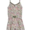 Børn Zadig & Voltaire Kids Playsuit Med Blomstertryk
