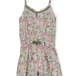 Børn Zadig & Voltaire Kids Playsuit Med Blomstertryk