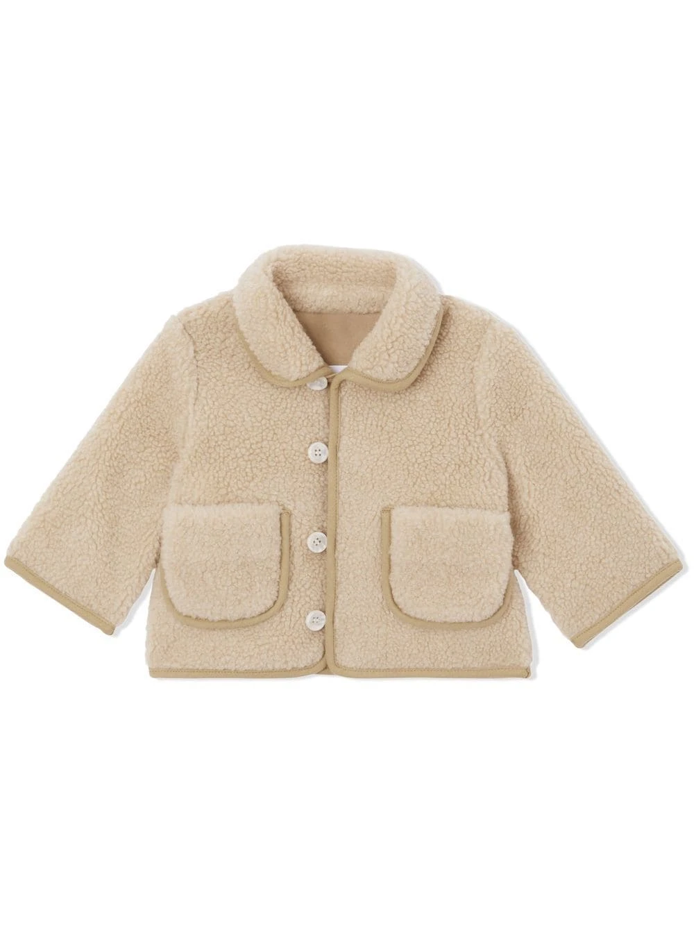 Børn Burberry Kids Fleecejakke Med Bamse-applikation 1 Børn Burberry Kids Fleecejakke Med Bamse-applikation