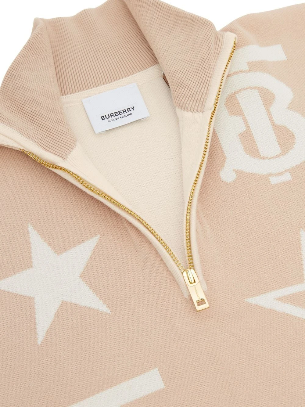 Børn Burberry Kids TB Star Kappe I Jacquard 4 Børn Burberry Kids TB Star Kappe I Jacquard - Image 4