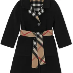 Børn Burberry Kids Vintage-ternet Vendbar Frakke