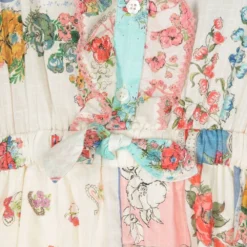 Børn ZIMMERMANN Kids Playsuit Med Patchwork-detalje -Stella shop 19348862 42529800 1000