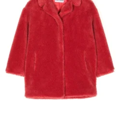 Børn STAND STUDIO Kids Imiteret Camille Lammeskindsfrakke