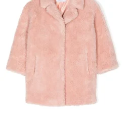 Børn STAND STUDIO Kids Camille Cocoon-frakke I Imiteret Pels