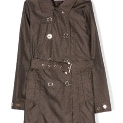 Børn Michael Kors Kids Trenchcoat Med Monogramtryk