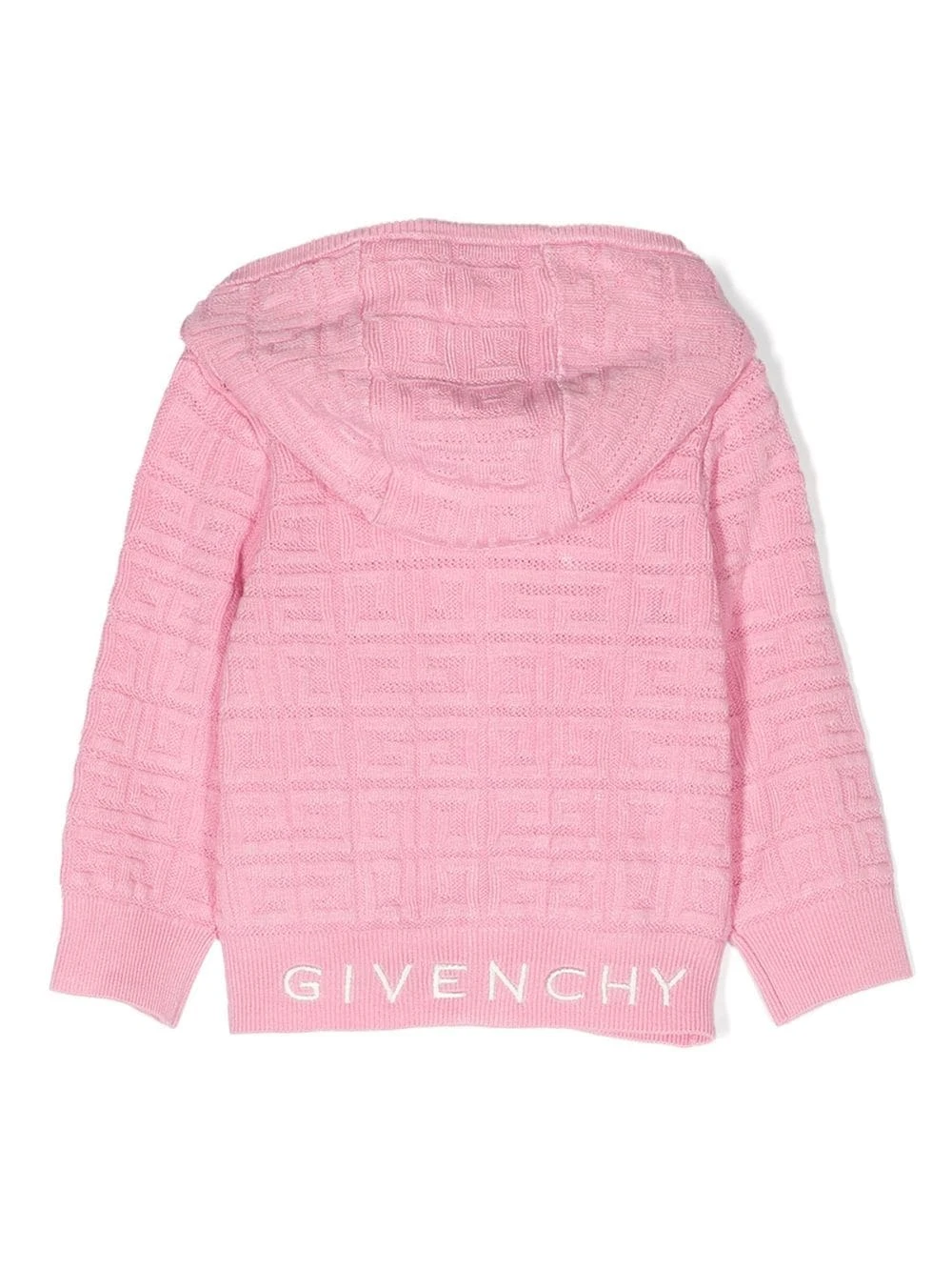 Børn Givenchy Kids Strikket Jakke Med Monogram-mønster Og Lynlås 2 Børn Givenchy Kids Strikket Jakke Med Monogram-mønster Og Lynlås - Image 2