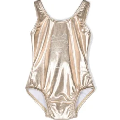 Børn Karl Lagerfeld Kids Metallisk Choupette Badedragt