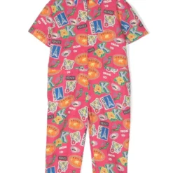 Børn Kenzo Kids Jumpsuit Med Grafisk Tryk