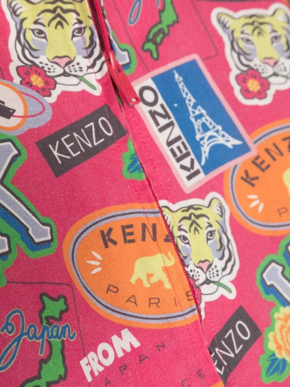 Børn Kenzo Kids Jumpsuit Med Grafisk Tryk 3 Børn Kenzo Kids Jumpsuit Med Grafisk Tryk - Image 3