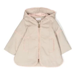 Børn Chloé Kids Frakke Med Broderet Logo