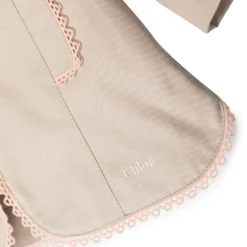 Børn Chloé Kids Frakke Med Broderet Logo -Stella shop 19358512 43810174 1000