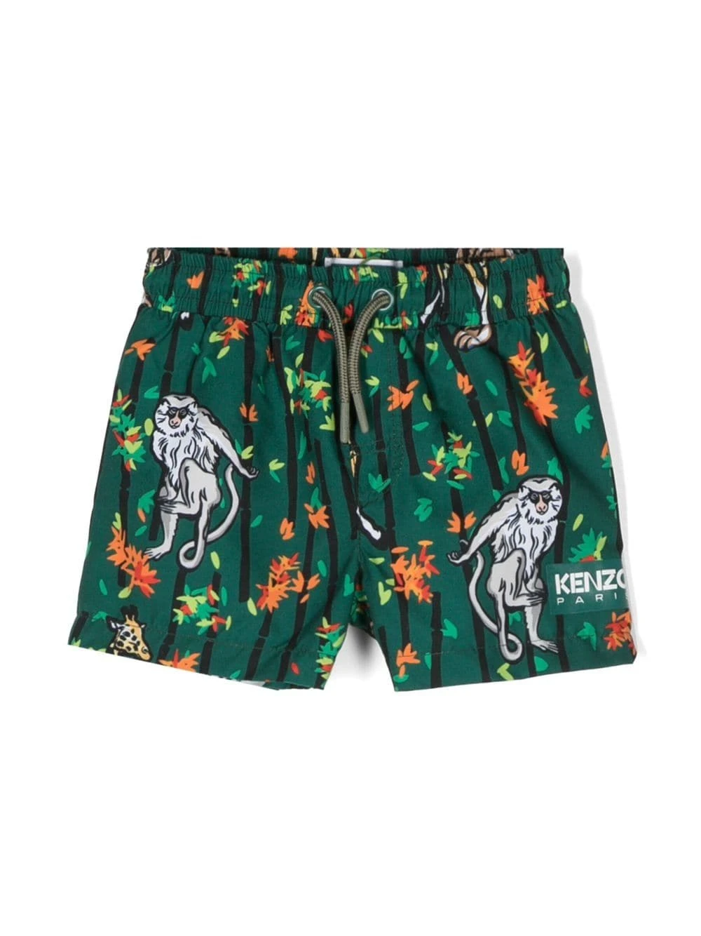 Børn Kenzo Kids Badeshorts Med Dyretryk 1 Børn Kenzo Kids Badeshorts Med Dyretryk