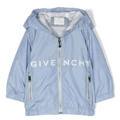 Børn Givenchy Kids Hættetrøje Med Logotryk Og Lynlås