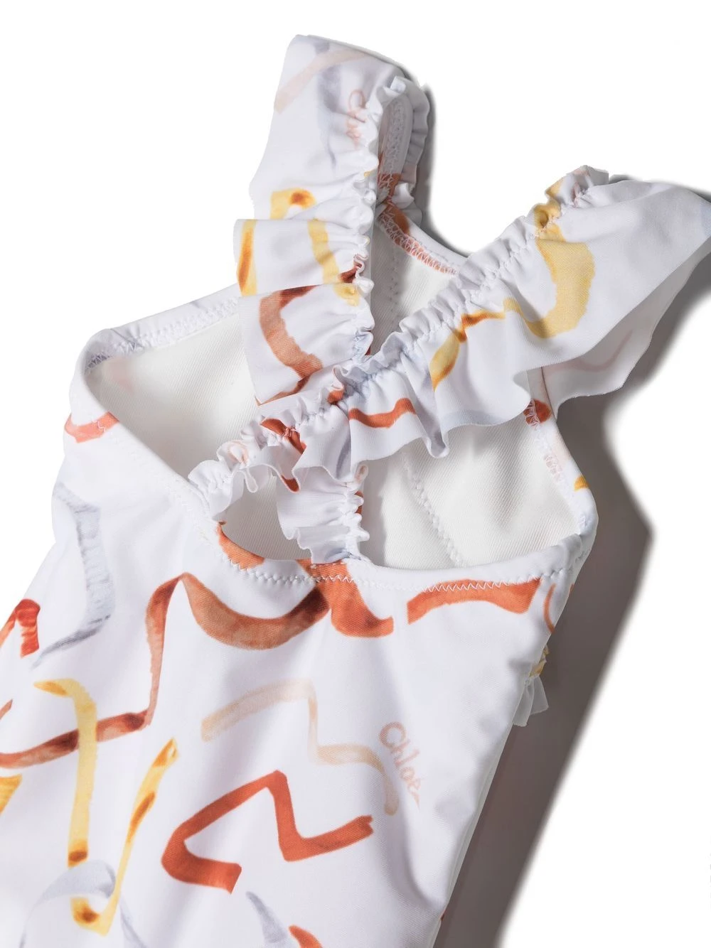 Børn Chloé Kids Badedragt Med Båndtryk 3 Børn Chloé Kids Badedragt Med Båndtryk - Image 3