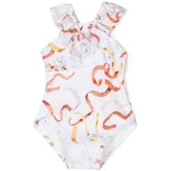 Børn Chloé Kids Badedragt Med Båndtryk