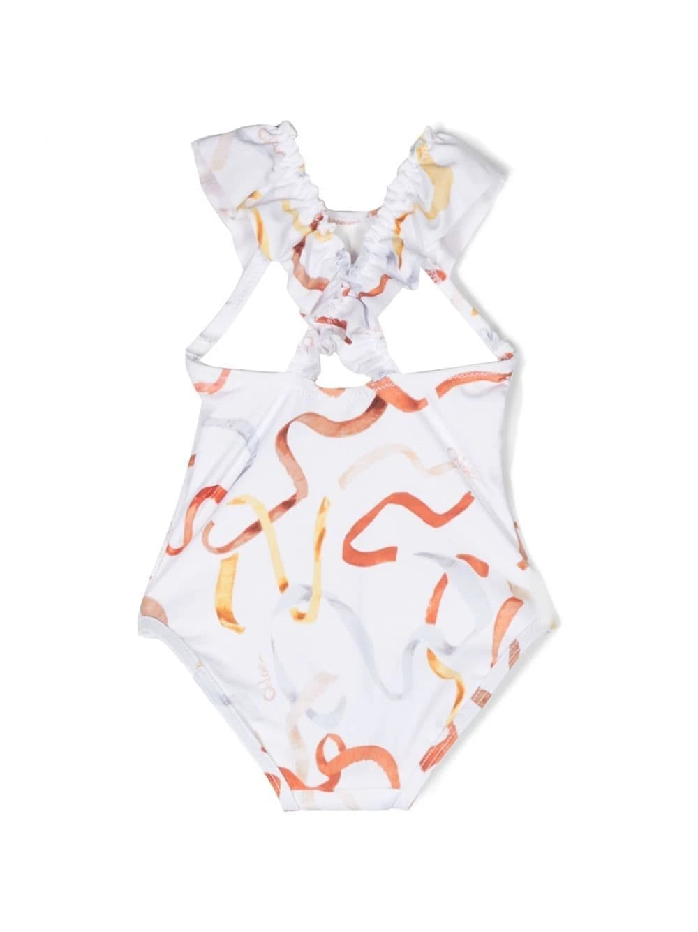 Børn Chloé Kids Badedragt Med Båndtryk 2 Børn Chloé Kids Badedragt Med Båndtryk - Image 2