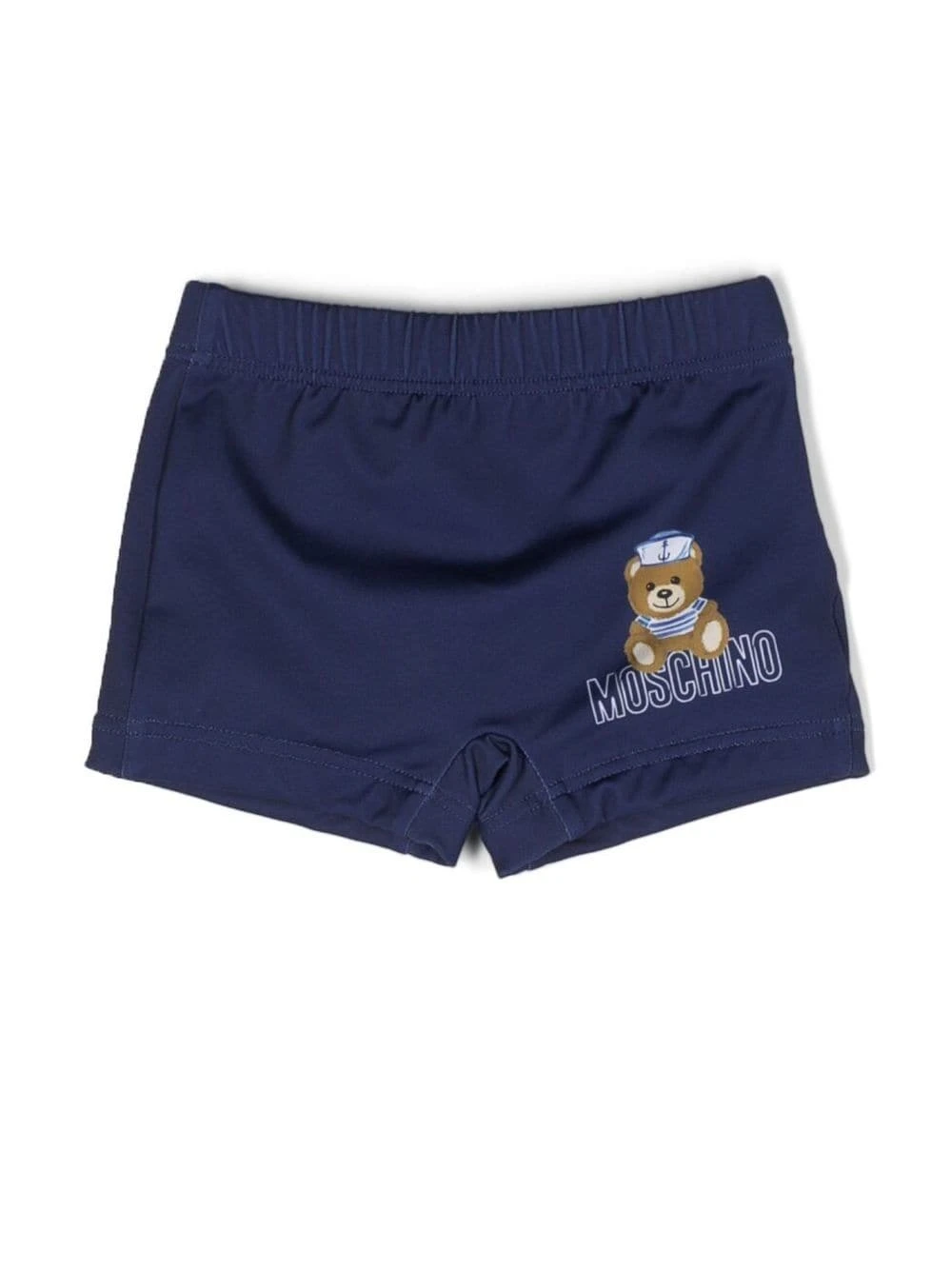 Børn Moschino Kids Badeshorts Med Bamsemotiv 1 Børn Moschino Kids Badeshorts Med Bamsemotiv