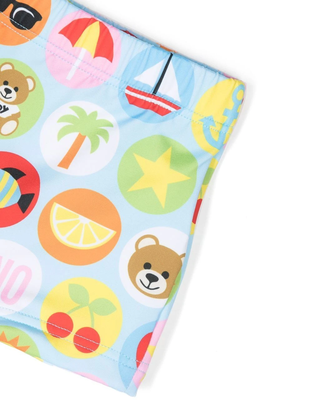 Børn Moschino Kids Badeshorts Med Logotryk 2 Børn Moschino Kids Badeshorts Med Logotryk - Image 2