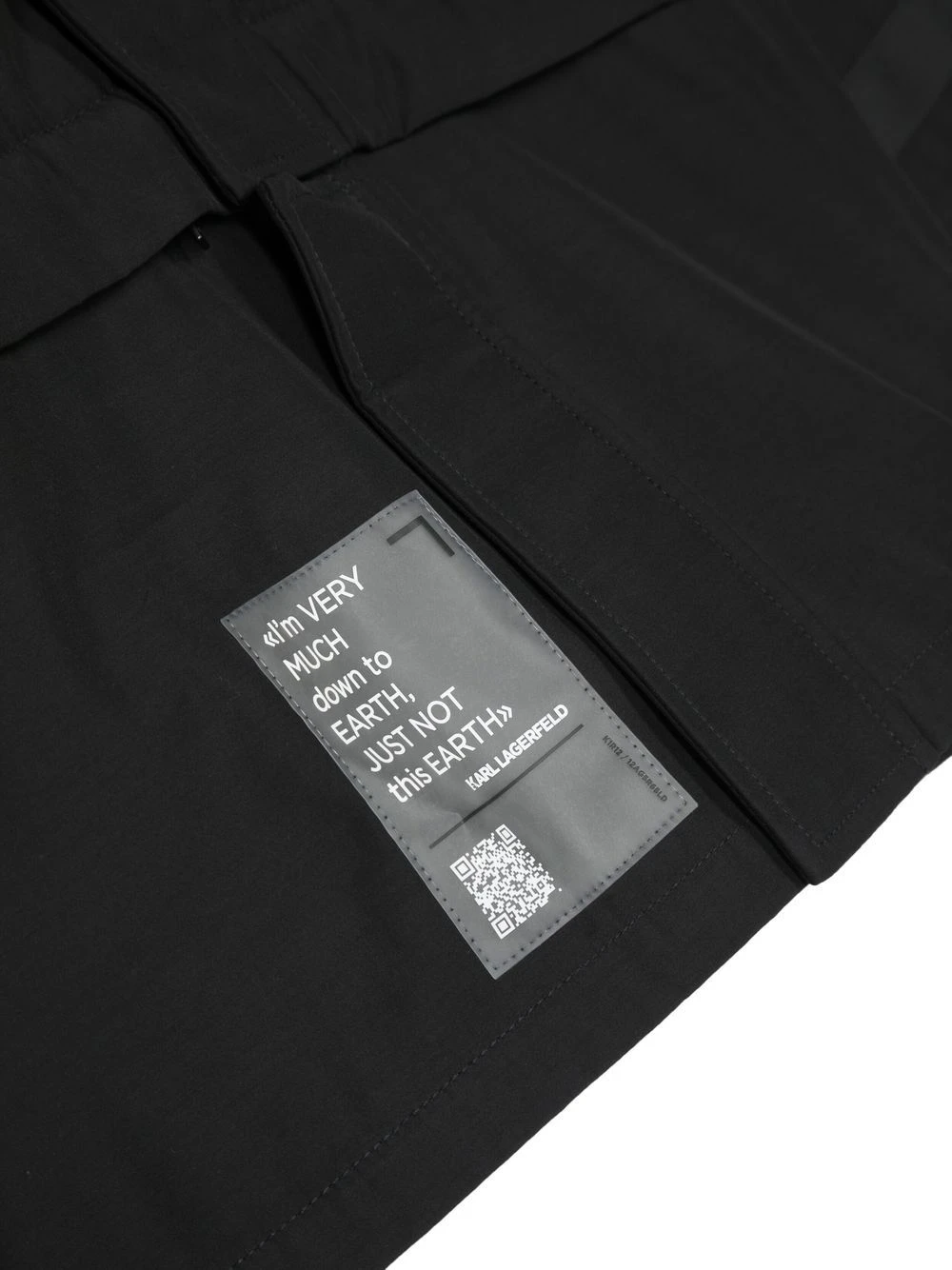 Børn Karl Lagerfeld Kids Parkafrakke Med Hætte Og Sloganmærke 3 Børn Karl Lagerfeld Kids Parkafrakke Med Hætte Og Sloganmærke - Image 3