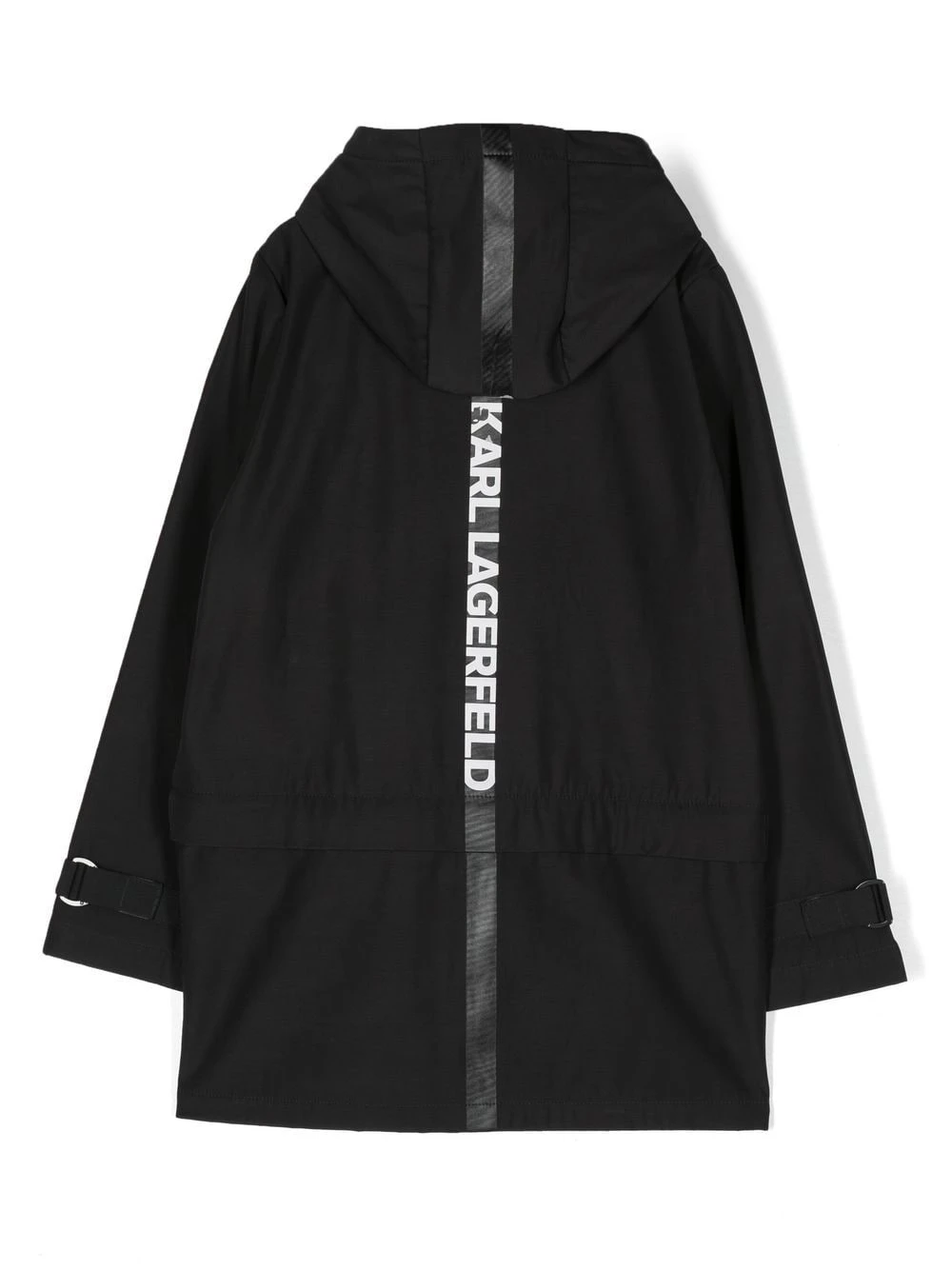 Børn Karl Lagerfeld Kids Parkafrakke Med Hætte Og Sloganmærke 2 Børn Karl Lagerfeld Kids Parkafrakke Med Hætte Og Sloganmærke - Image 2