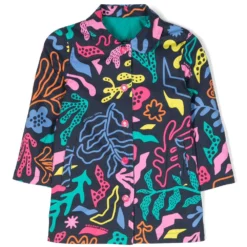 Børn Marc Jacobs Kids Vendbar Trenchcoat Med Tasketryk -Stella shop 19390640 45308405 1000