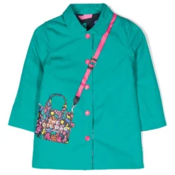 Børn Marc Jacobs Kids Vendbar Trenchcoat Med Tasketryk