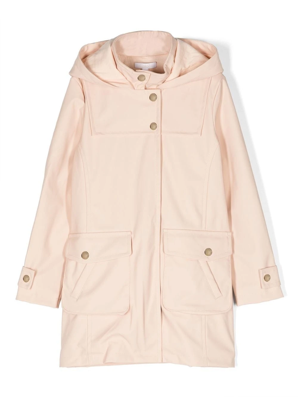 Børn Chloé Kids Vandafvisende Regnfrakke Med Hætte 1 Børn Chloé Kids Vandafvisende Regnfrakke Med Hætte